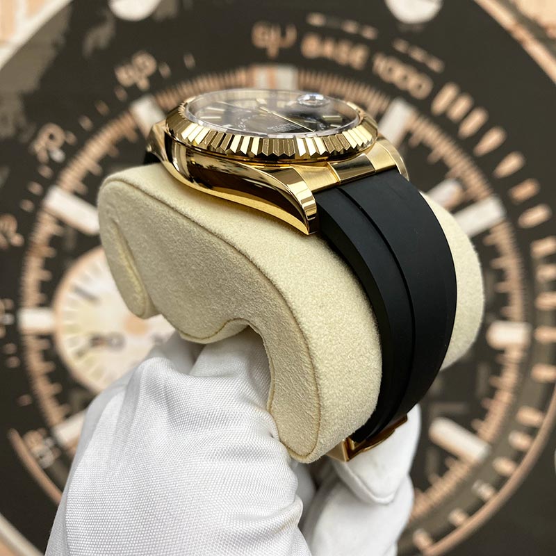 Rolex Sky-Dweller 42mm Oyster Flex 326238 Black Dial - Gotham Trading