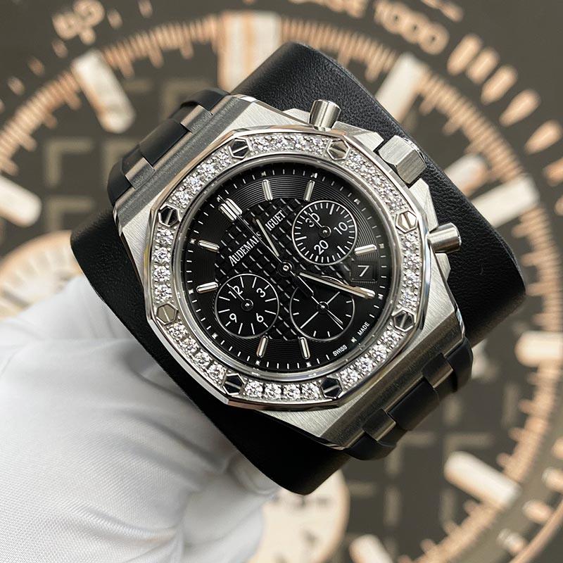 Audemars Piguet Royal Oak Offshore Chronograph 37mm 26231ST Black Dial Pre-Owned - Gotham Trading