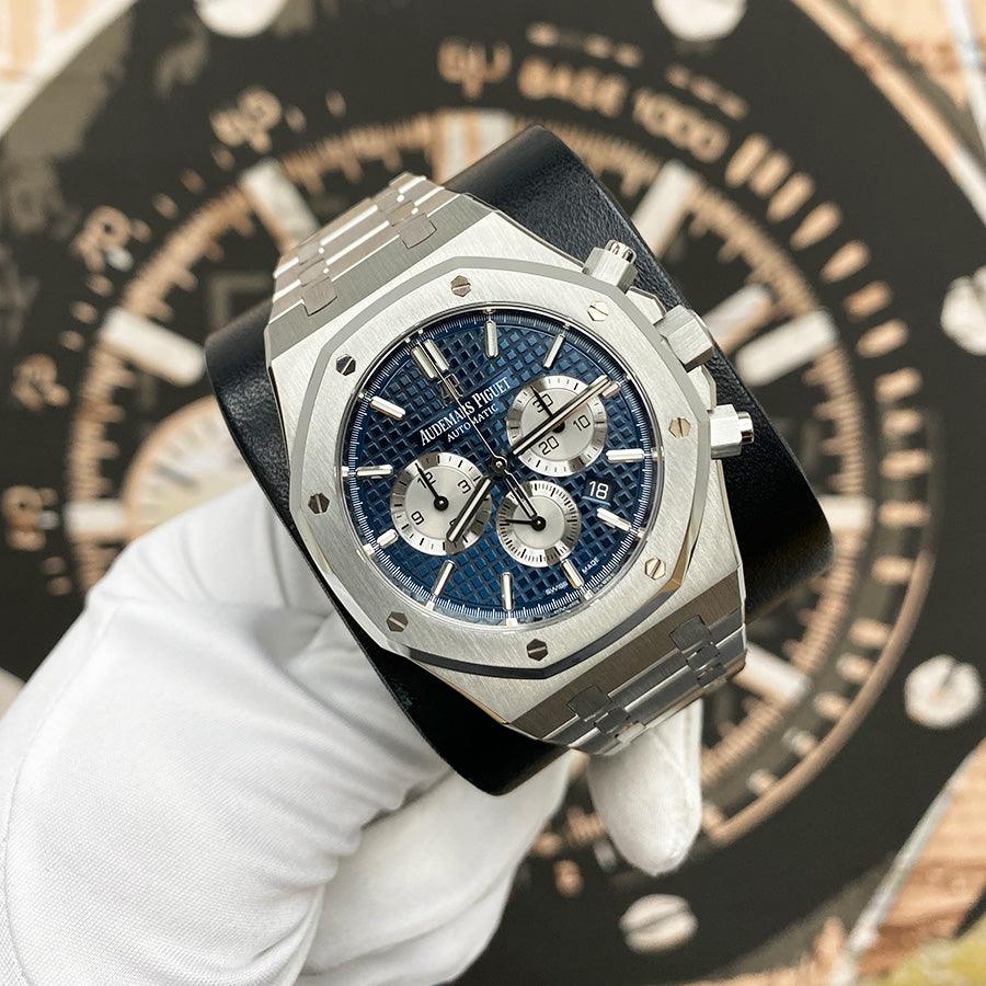 Audemars Piguet Royal Oak Chronograph 41mm 26331ST Blue Dial Pre-Owned - Gotham Trading
