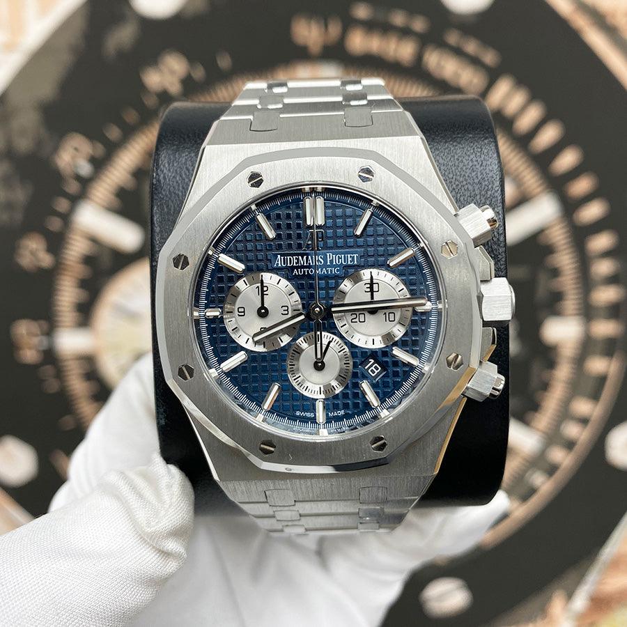 Audemars Piguet Royal Oak Chronograph 41mm 26331ST Blue Dial Pre-Owned - Gotham Trading