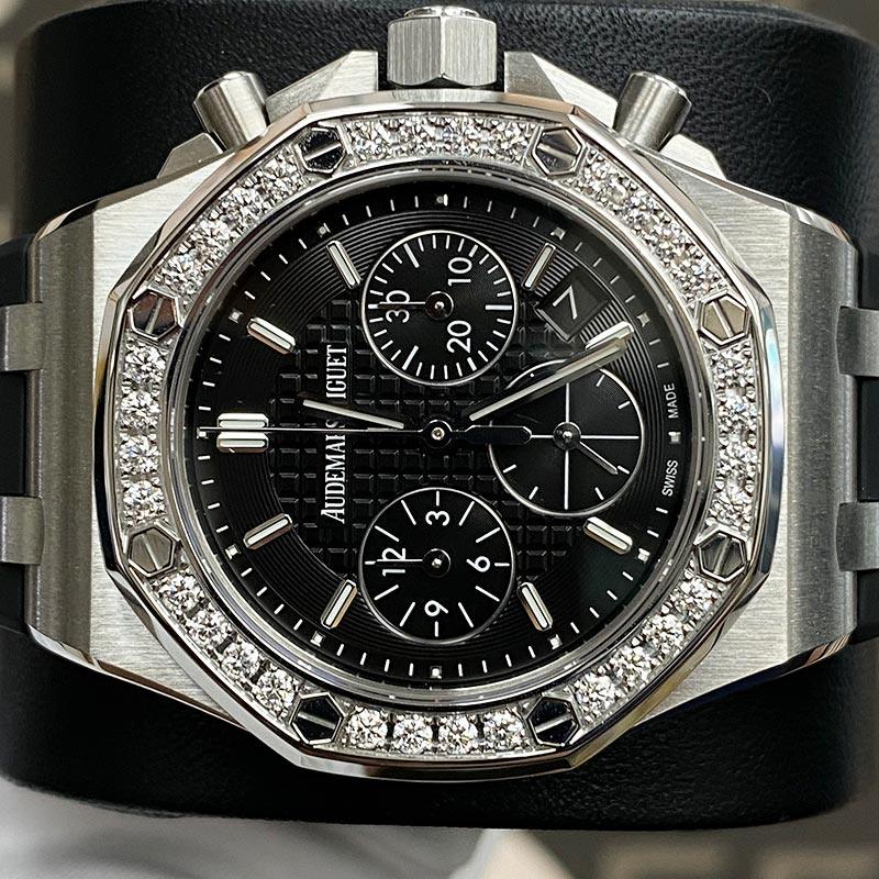 Audemars Piguet Royal Oak Offshore Chronograph 37mm 26231ST Black Dial Pre-Owned - Gotham Trading