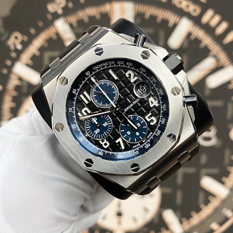 Audemars Piguet Royal Oak Offshore Chronograph 42mm 26470ST Black Dial Pre-Owned - Gotham Trading