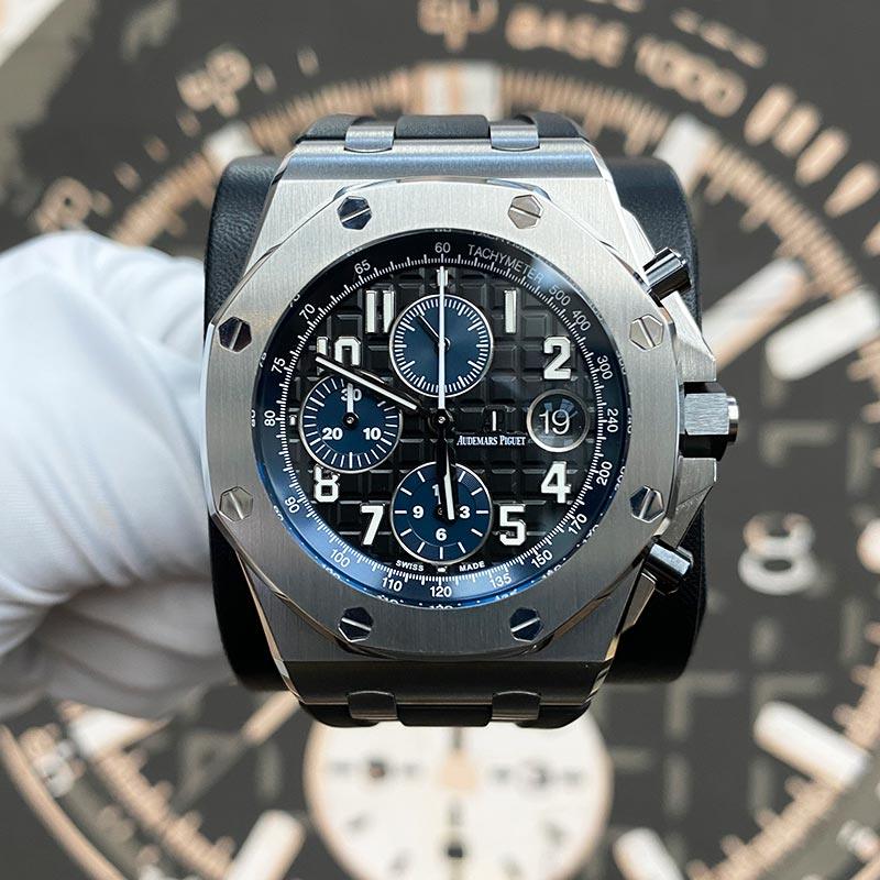 Audemars Piguet Royal Oak Offshore Chronograph 42mm 26470ST Black Dial Pre-Owned - Gotham Trading