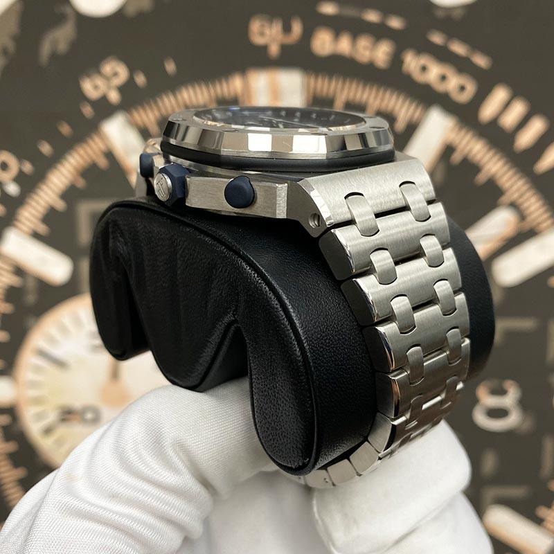 Audemars Piguet Royal Oak Offshore Chronograph 42mm 26237ST Blue Dial Pre-Owned - Gotham Trading