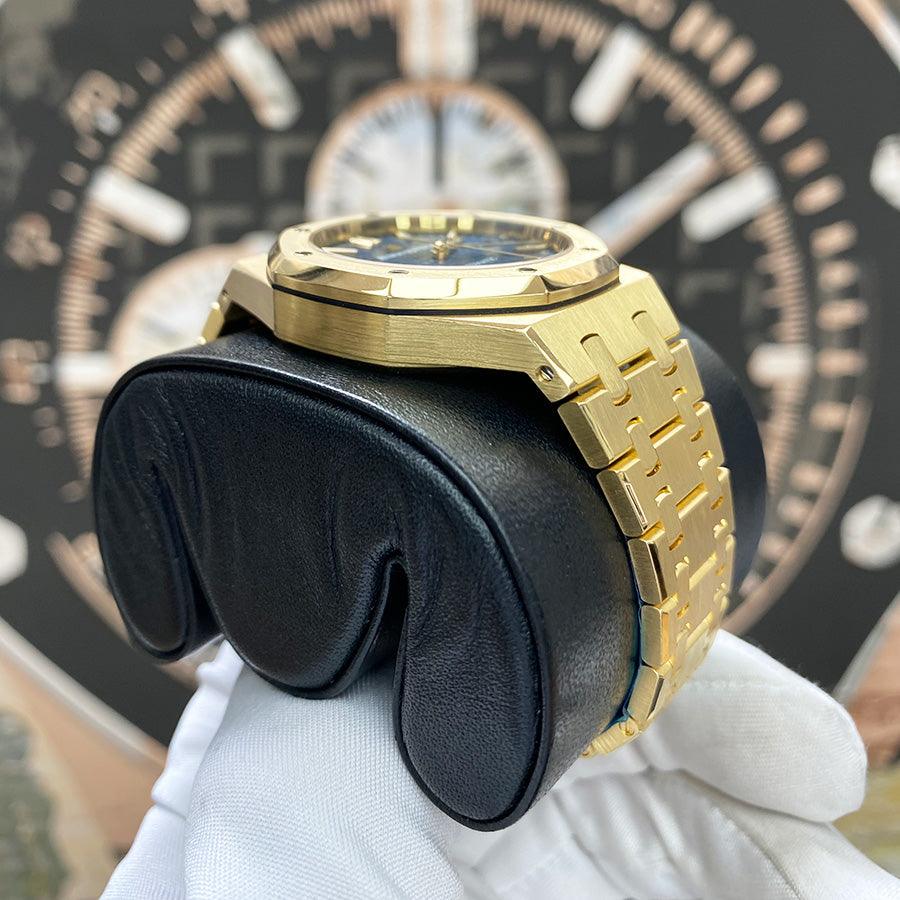 Audemars Piguet Royal Oak 37mm 15450BA.OO.1256BA.02 Blue Dial Pre-Owned - Gotham Trading
