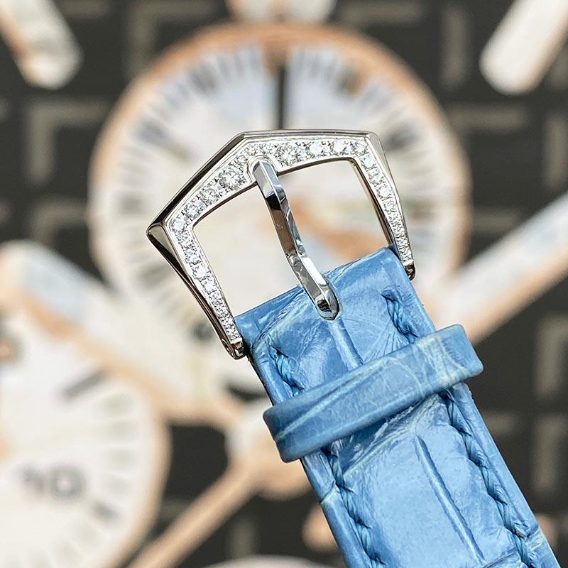Patek Philippe World Time Complication 36mm 7130G Blue Dial - Gotham Trading