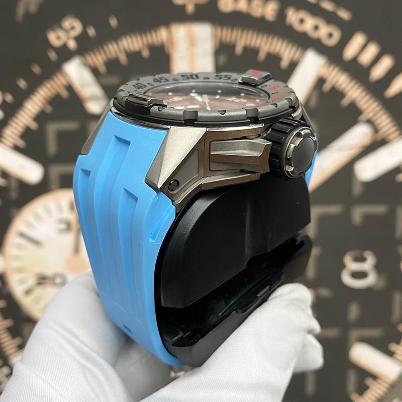 Richard Mille Serviced! RM028 Titanium Diver 47mm Openworked Dial Pre-Owned - Gotham Trading