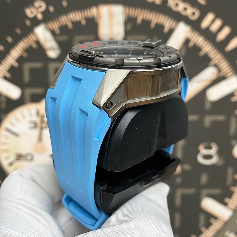 Richard Mille Serviced! RM028 Titanium Diver 47mm Openworked Dial Pre-Owned - Gotham Trading