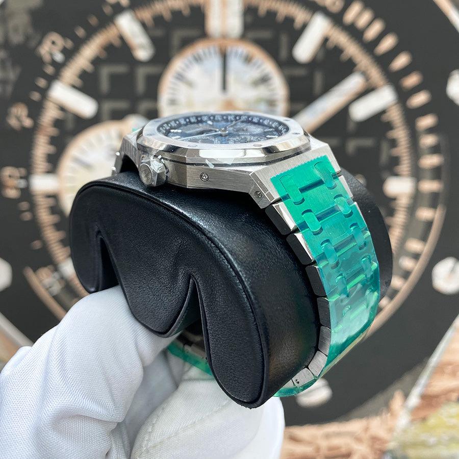 Audemars Piguet Royal Oak Perpetual Calendar 41mm 26574TI.OO.1220TI.01 Blue/Grey Dial - Gotham Trading