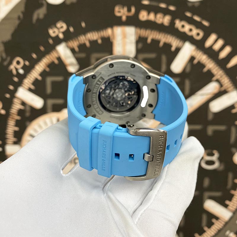 Richard Mille Serviced! RM028 Titanium Diver 47mm Openworked Dial Pre-Owned - Gotham Trading