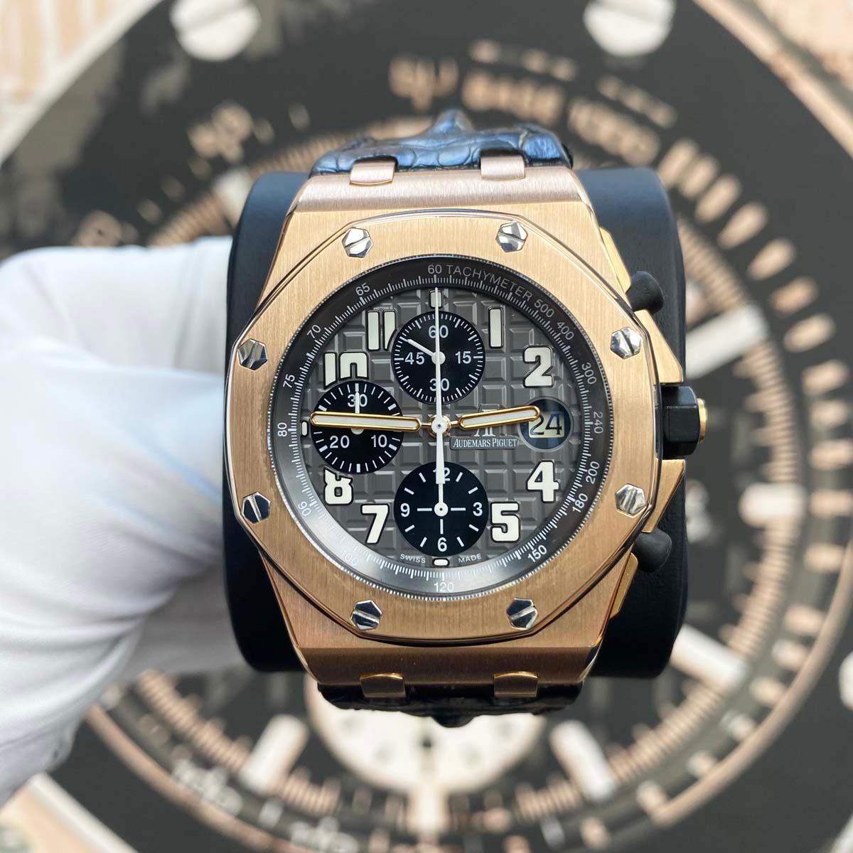 Audemars Piguet Royal Oak Offshore Chronograph 42mm 25940OK Grey Dial Pre-Owned - Gotham Trading