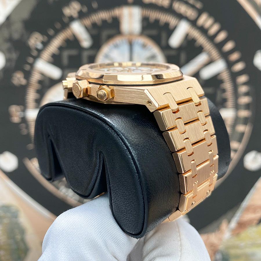 Audemars Piguet Royal Oak Chronograph 41mm 26320OR.OO.1220OR.02 White Dial Pre-Owned - Gotham Trading