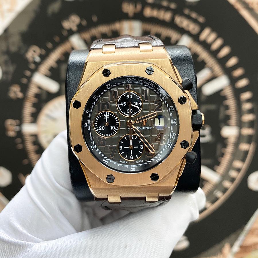 Audemars Piguet Limited Edition Royal Oak Offshore Chronograph "Don Ramon De La Cruz" 26192OR Grey Dial Pre-Owned - Gotham Trading
