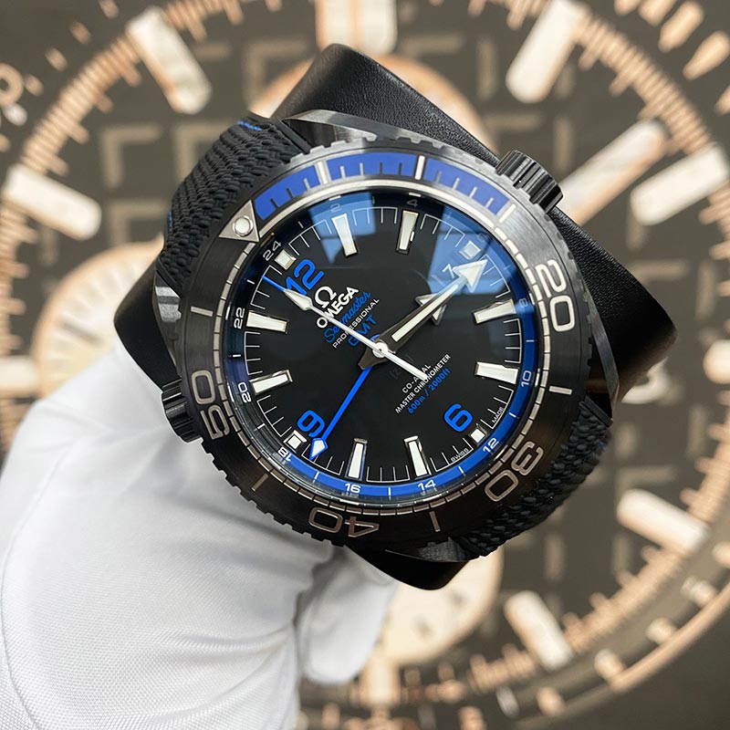 Omega Sea-master Planet Ocean Black Dial 45.5mm 215.92.46.22.01.002 - Gotham Trading