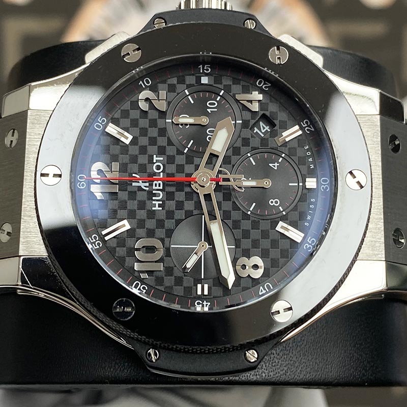 Hublot Big Bang 44mm 301.SB.131.RX Carbon Black Dial Pre-Owned - Gotham Trading