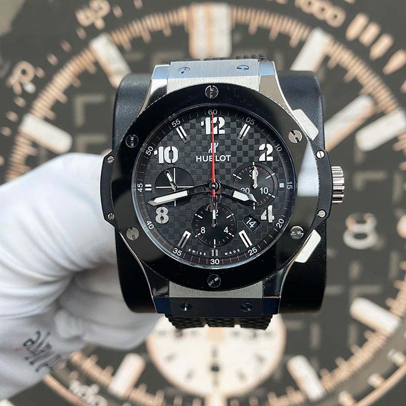 Hublot Big Bang 44mm 301.SB.131.RX Carbon Black Dial Pre-Owned - Gotham Trading