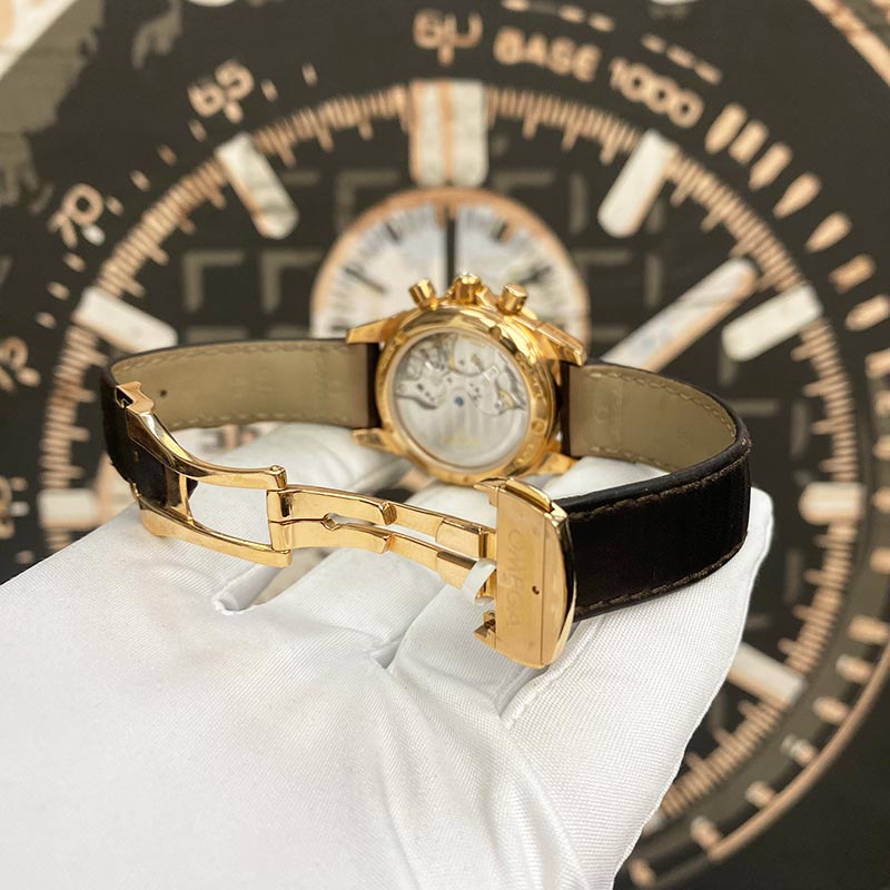 Omega DeVille 35mm Chocolate Dial 4677.60.37 Pre-Owned - Gotham Trading