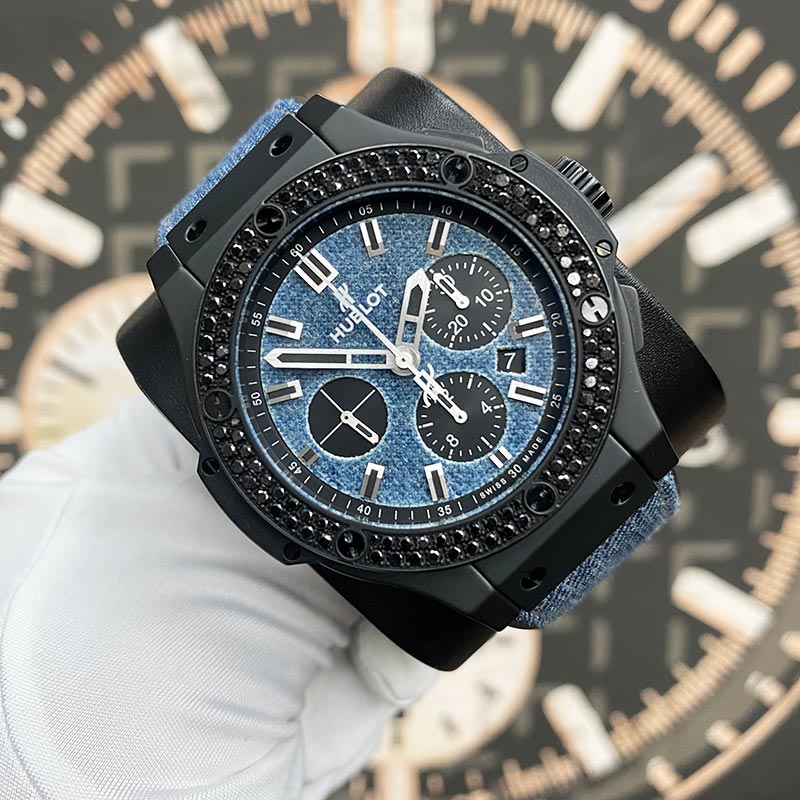 Hublot Big Bang Limited Edition 250 Pieces Denim Dial 44mm 341.CX.2740.NR.1200 Pre-Owned - Gotham Trading