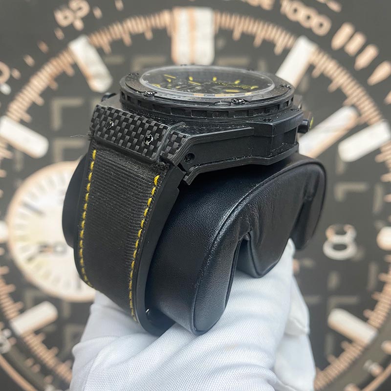 Hublot King Power Limited 500pc Carbon Ayrton Senna 48mm 719.QM.1729.NR.AES210 Pre-Owned - Gotham Trading