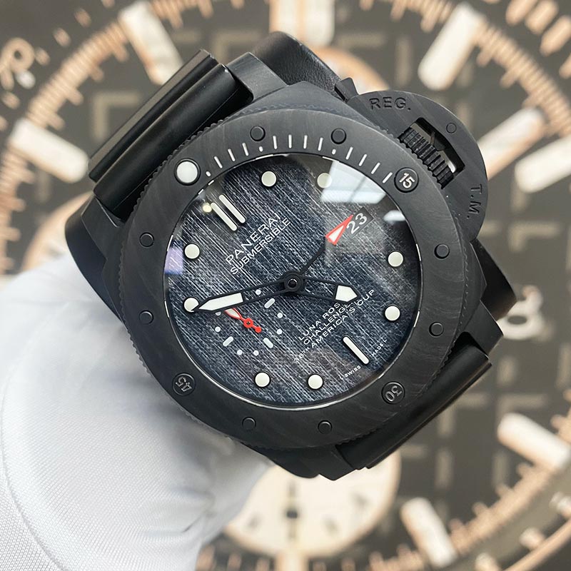 Panerai Luminor Marina Carbotech 44mm Grey Dial PAM01039 Pre-Owned - Gotham Trading