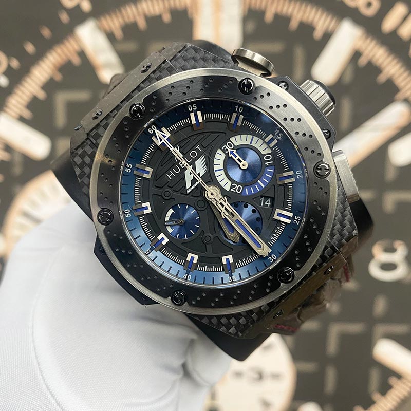 Hublot King Power Limited Edition 48mm Carbon Interlagos Pre-Owned - Gotham Trading