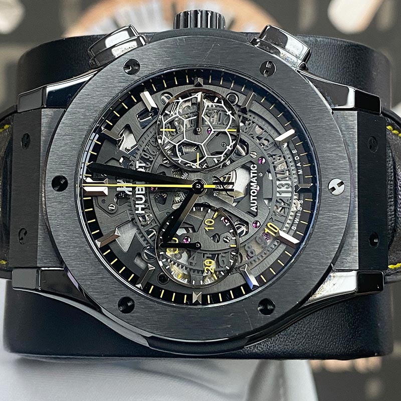Hublot Classic Fusion Aerofusion Chronograph 45mm Pele Limited 500pc 525.CM.0179.VR.PEL14 Pre-Owned - Gotham Trading