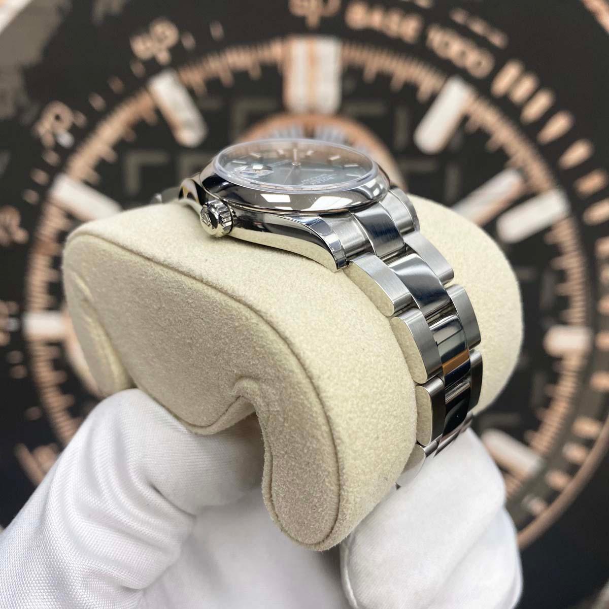 Rolex Datejust Mint Green Dial Domed Bezel 31mm 278240 - Gotham Trading