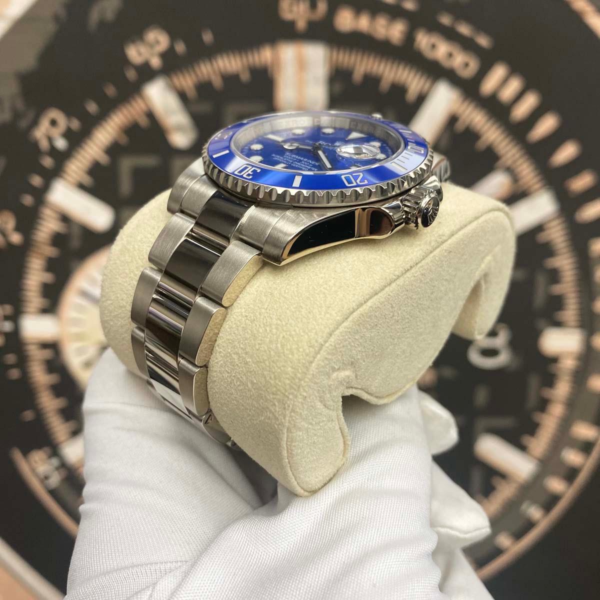 Rolex Submariner Date 40mm 116619LB Blue Dial Pre-Owned - Gotham Trading