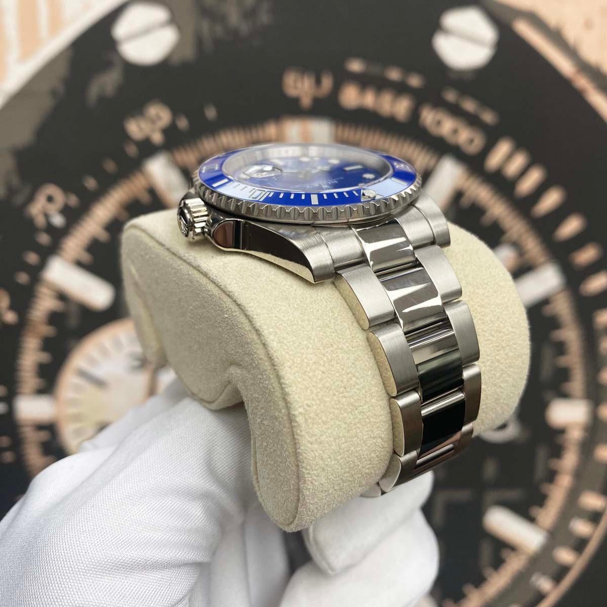 Rolex Submariner Date 40mm 116619LB Blue Dial Pre-Owned - Gotham Trading