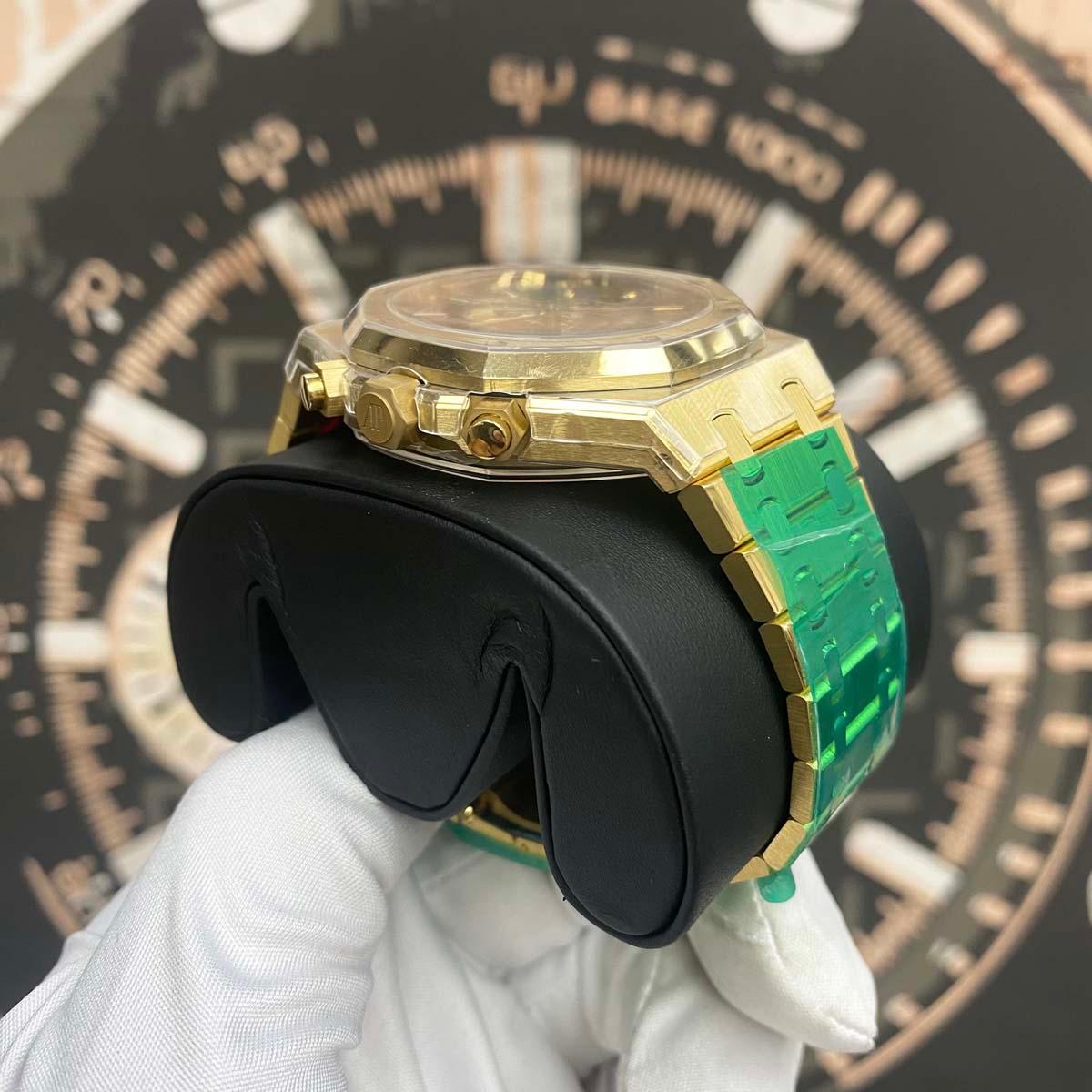 Audemars Piguet Royal Oak Chronograph Limited Edition of 100 Pieces 41mm 26331BA Green Dial - Gotham Trading