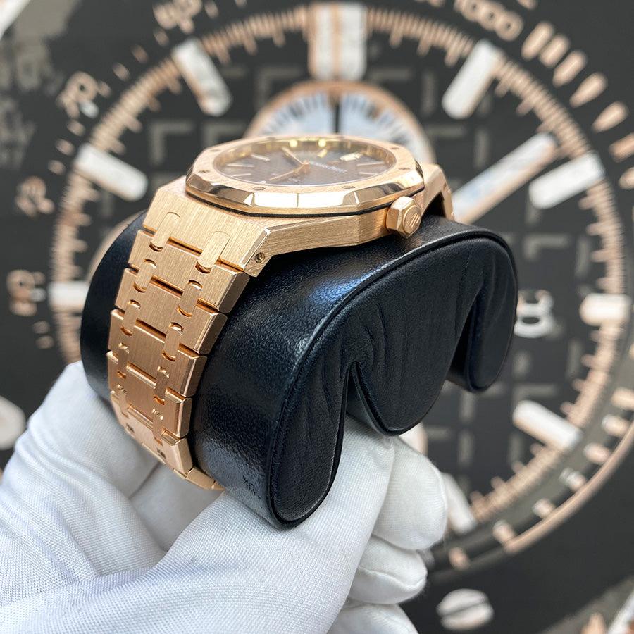 Audemars Piguet Royal Oak 41mm 15400OR Blue Dial Pre-Owned - Gotham Trading