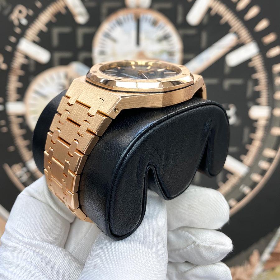 Audemars Piguet Royal Oak 41mm 15400OR Blue Dial Pre-Owned - Gotham Trading