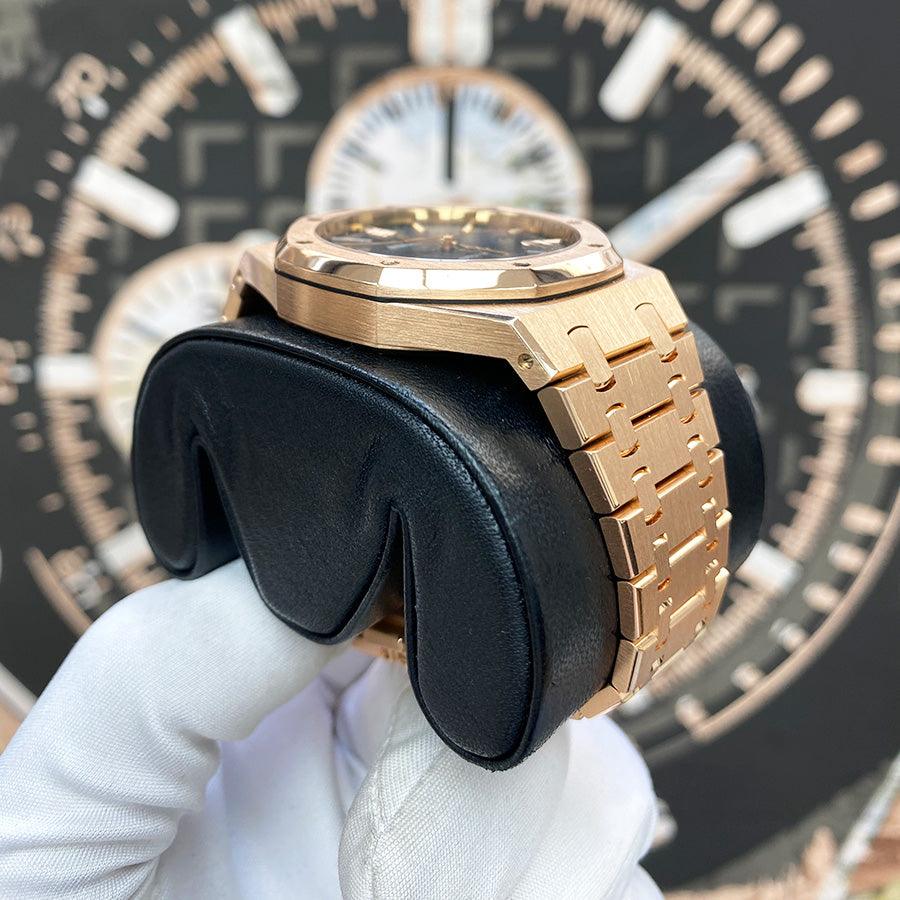 Audemars Piguet Royal Oak 41mm 15400OR Blue Dial Pre-Owned - Gotham Trading