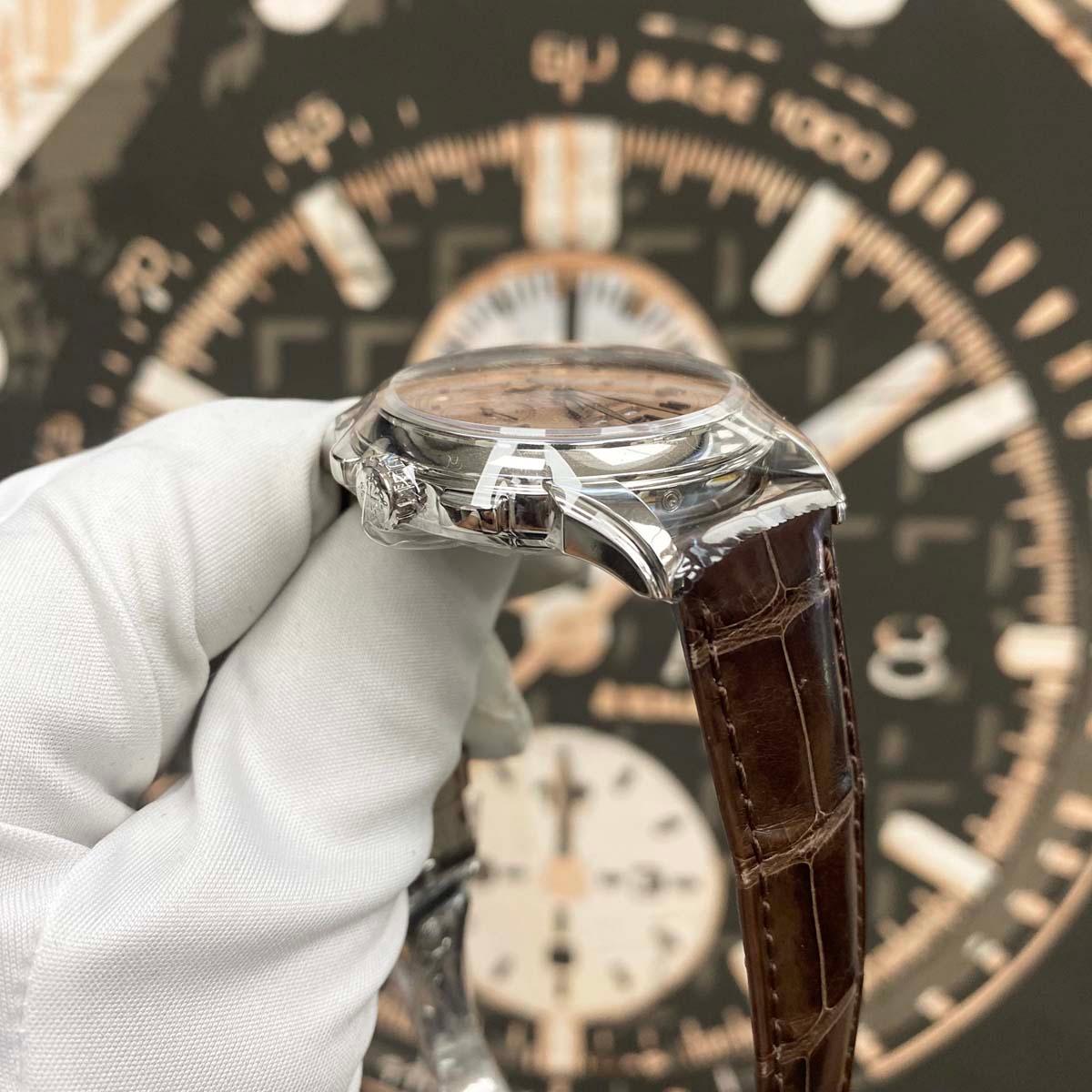 Patek Philippe Grand Complications Perpetual Calendar Chronograph 41mm 5270P Golden Opaline Dial - Gotham Trading
