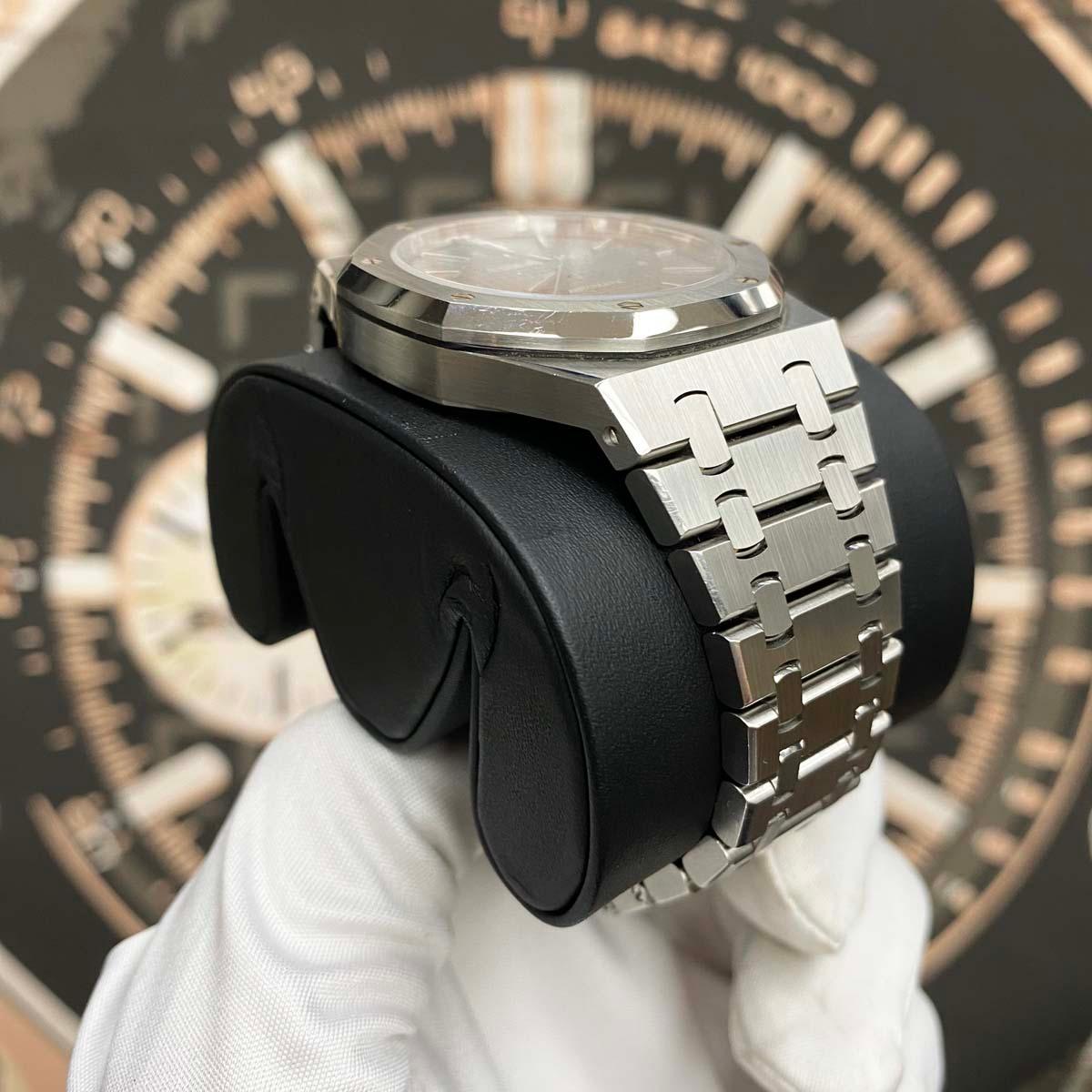 Audemars Piguet Royal Oak 41mm 15400ST Grey Dial Pre-Owned - Gotham Trading