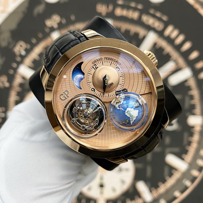 Girard Perregaux Bridges Planetarium Tri-axial Tourbillon 99290-52-951-BA6A Pre-Owned