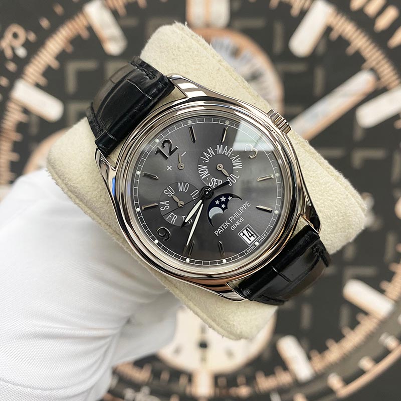 Patek Philippe Annual Calendar Complication 39mm 5146G-010 Grey Dial Pre-Owned