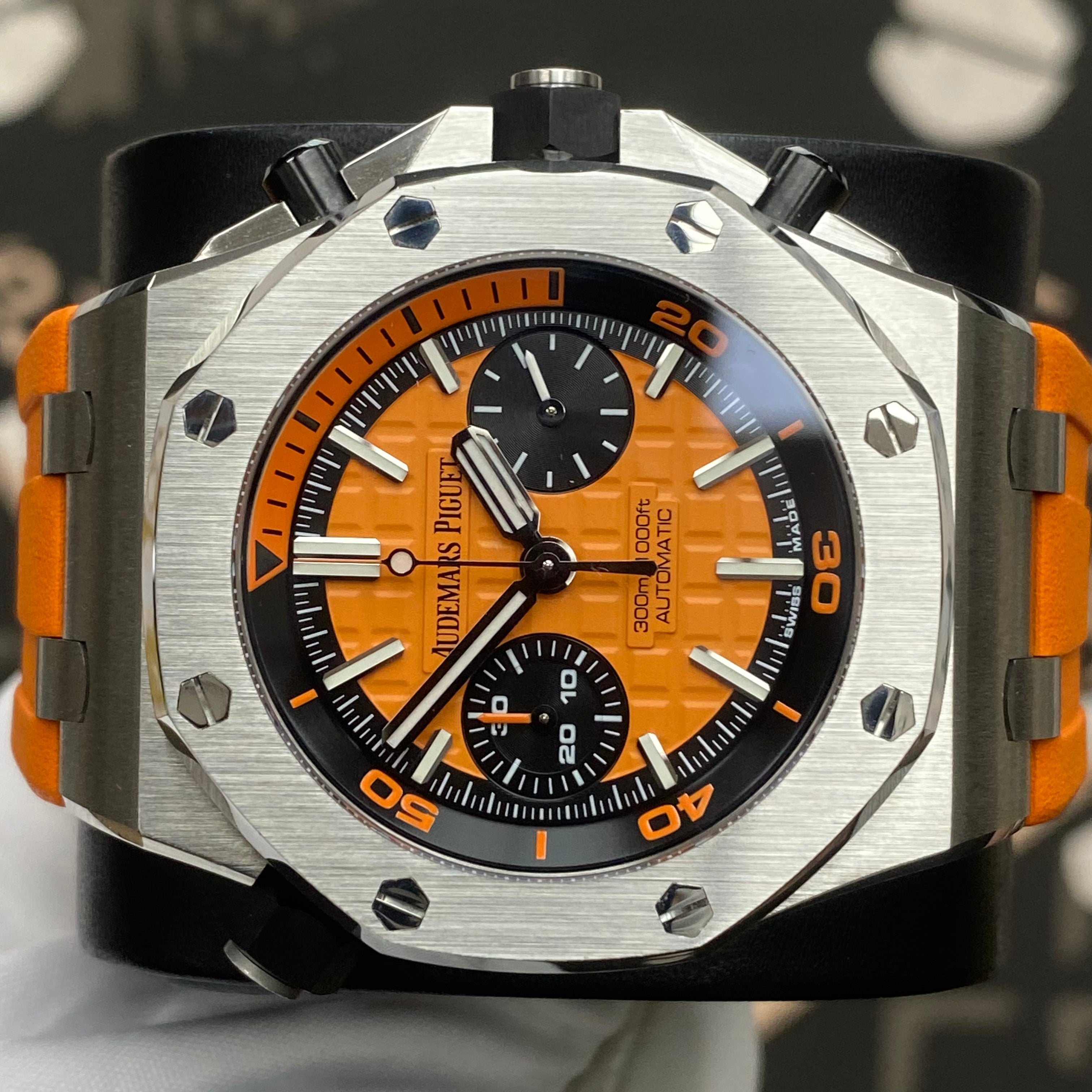 Audemars Piguet Limited Edition Royal Oak Offshore Diver 42mm 26703ST Orange Dial Pre-Owned