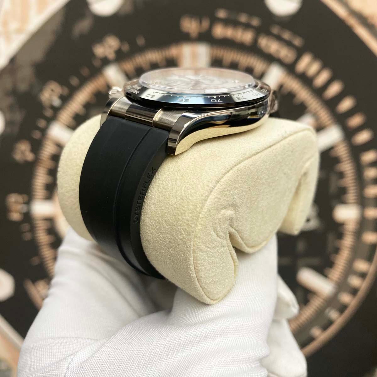 Rolex Daytona 40mm Oyster Flex 116519LN White Gold White Mother Of Pearl Diamond Dial Pre-Owned - Gotham Trading