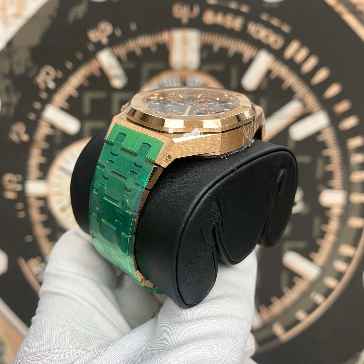 Audemars Piguet Royal Oak Chronograph 38mm 26715OR.OO.1356OR.01 Blue Dial - Gotham Trading