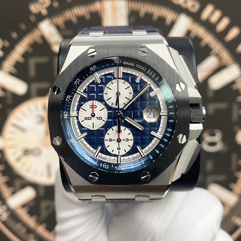 Audemars Piguet Royal Oak Offshore Chronograph 44mm 26401PO Blue Dial Pre-Owned