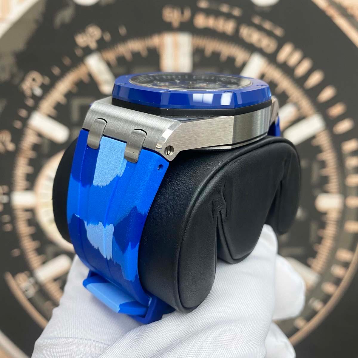 Audemars Piguet Limited Edition Royal Oak Offshore Chronograph 44mm 26400SO Blue Dial Pre-Owned - Gotham Trading