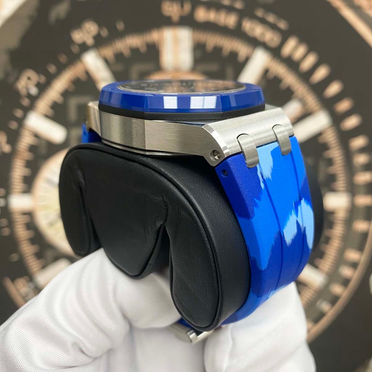 Audemars Piguet Limited Edition Royal Oak Offshore Chronograph 44mm 26400SO Blue Dial Pre-Owned - Gotham Trading