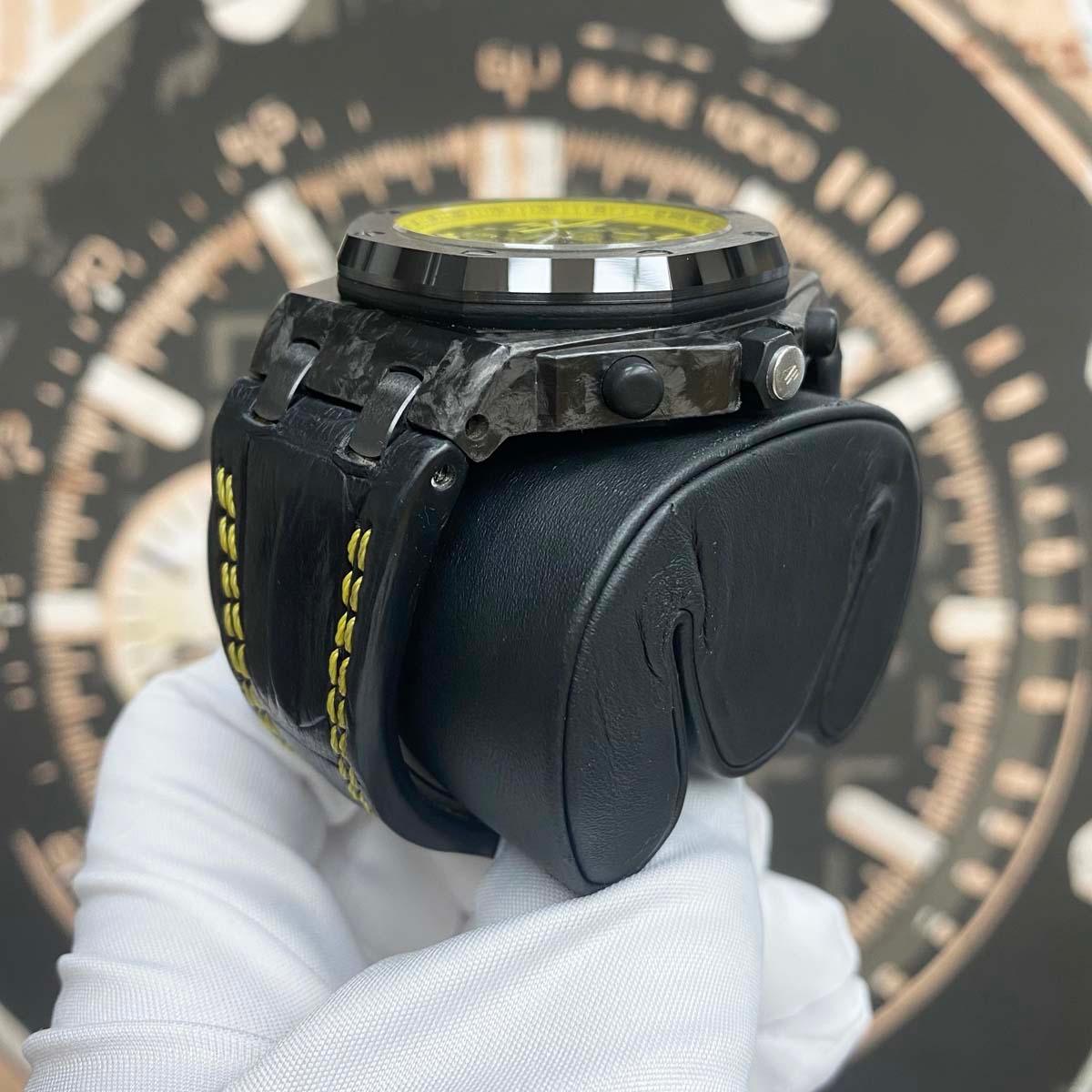 Audemars Piguet Royal Oak Offshore Chronograph 42mm 26176FO Black/Yellow Dial Pre-Owned - Gotham Trading