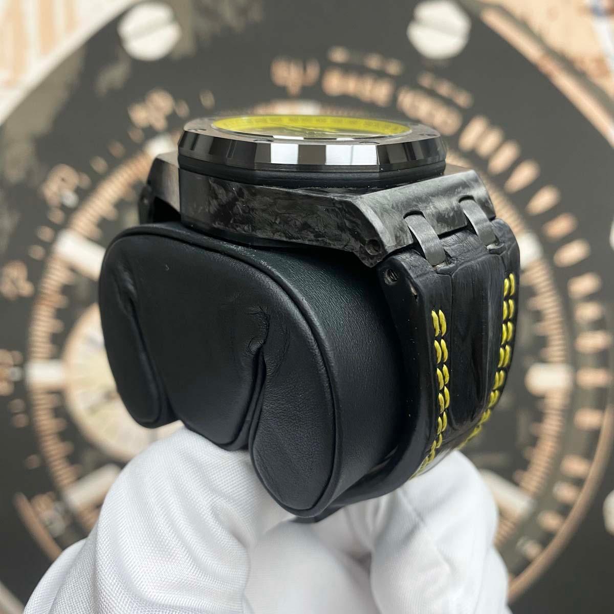 Audemars Piguet Royal Oak Offshore Chronograph 42mm 26176FO Black/Yellow Dial Pre-Owned - Gotham Trading