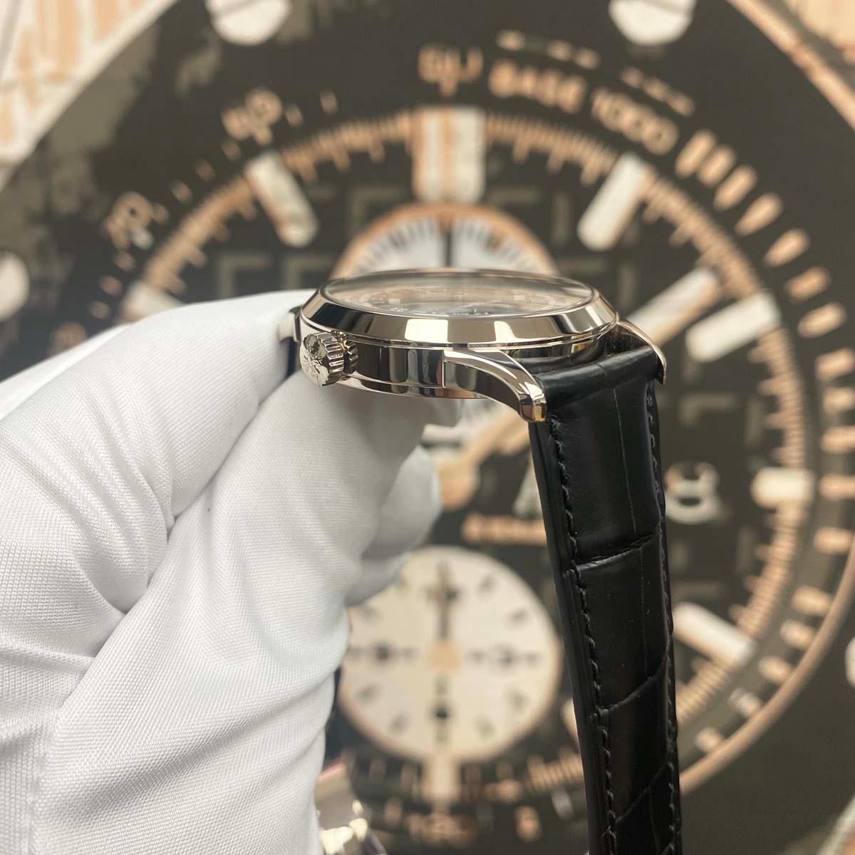 Patek Philippe World Time Complication 38mm 5230G-001 Grey Dial Pre-Owned - Gotham Trading