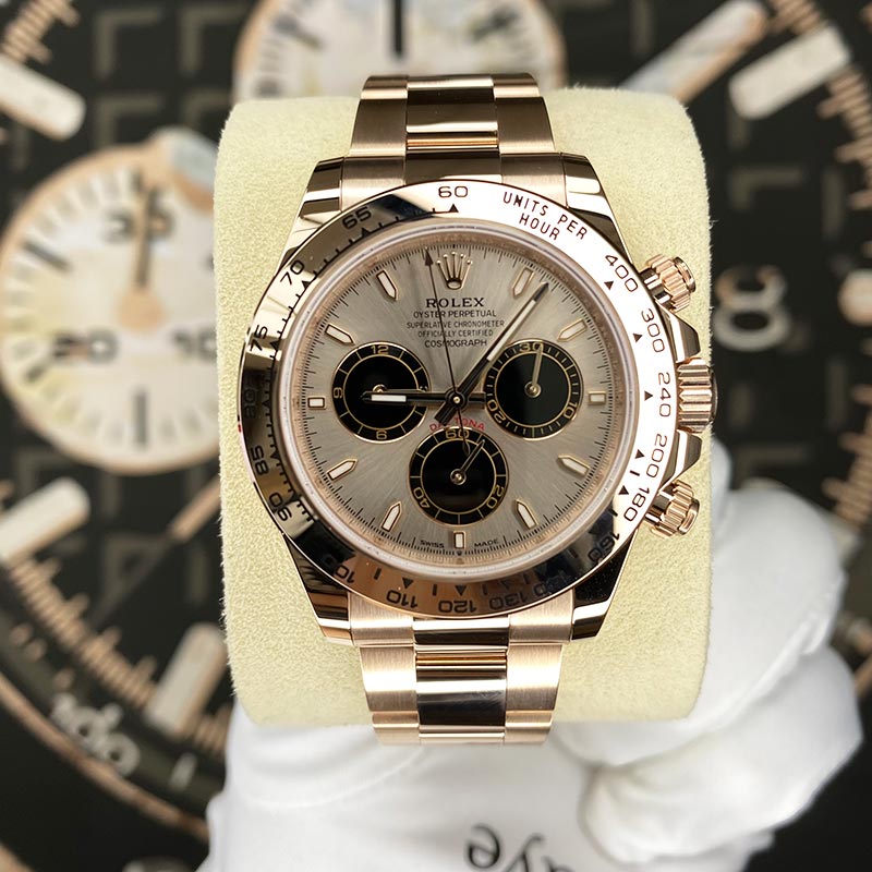 Rolex Daytona Rose Gold Sundust Dial 126505 New 2024