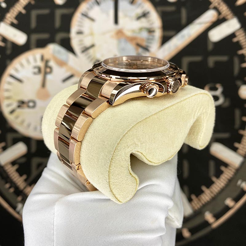 Rolex Daytona Rose Gold Sundust Dial 126505 New 2024