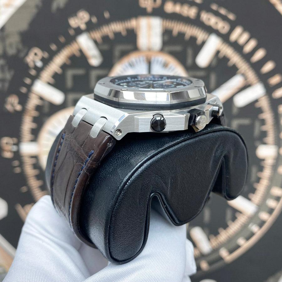Audemars Piguet Royal Oak Offshore Chronograph 42mm 26470ST Brown Dial Pre-Owned - Gotham Trading