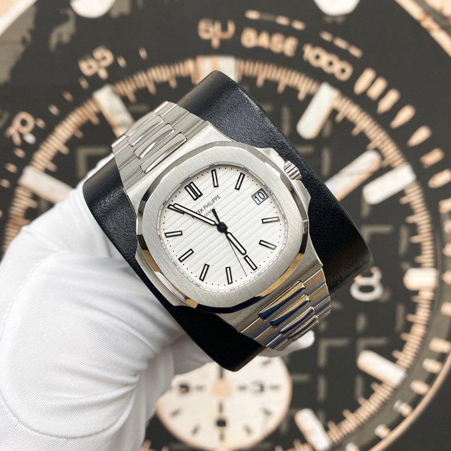Patek Philippe Nautilus 40mm 5711/1A White Dial Pre-Owned - Gotham Trading